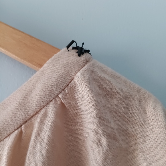 Y2K 2b Bebe Cream Black Beaded Accent Tunic Top M - Picture 8 of 10